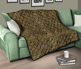 Snake Skin Pattern Premium Quilt