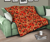 Fire Flame Pattern Premium Quilt