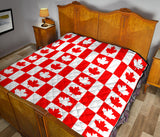 Canada Pattern Print Design 05 Premium Quilt