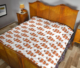 Clown Fish Pattern Print Design 05 Premium Quilt