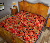 Fire Flame Pattern Premium Quilt