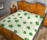 Broccoli Pattern Premium Quilt