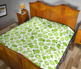 Lime Design Pattern Premium Quilt