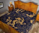Gold Dragon Pattern Premium Quilt
