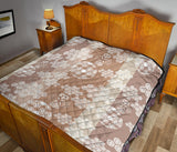 Beautiful Hexagon Japanese  Pattern Premium Quilt