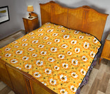 Lion Pattern Print Design 03 Premium Quilt