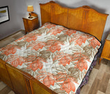 Cocoa Beans Cocoa Tree Pattern Premium Quilt