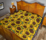 Sunflower Pattern Premium Quilt