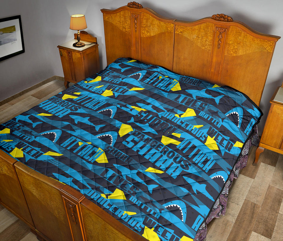 Shark Dangerous Premium Quilt