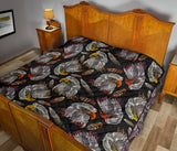 Eagle Pattern Print Design 05 Premium Quilt