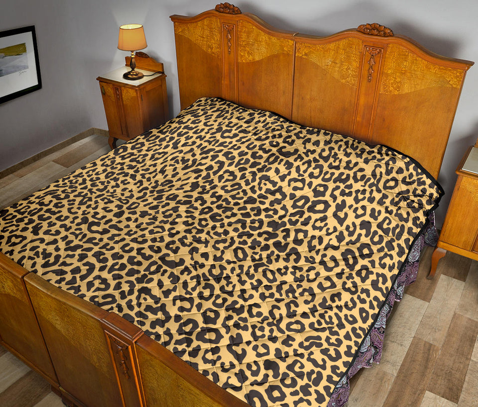 Leopard Skin Print Premium Quilt