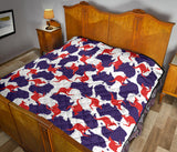 Kangaroo Australian Pattern Premium Quilt