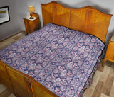 Indian Batik Style Pattern Premium Quilt
