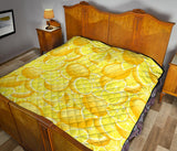 Lemon Pattern Premium Quilt