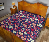 British Pattern Print Design 02 Premium Quilt