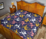 Koi Fish Carp Fish Pattern Premium Quilt