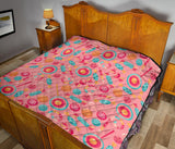 Colorful Candy Pattern Premium Quilt