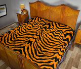 Bengal Tigers Skin Print Pattern Premium Quilt