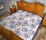 Cute Peacock Pattern Premium Quilt