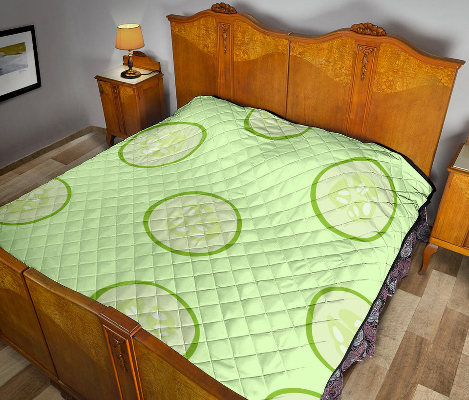 Cucumber Pattern Premium Quilt