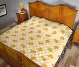 Cheese Pattern Premium Quilt