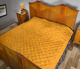 Orange Traditional Indian Element Pattern Premium Quilt