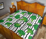 Cool Broccoli Pattern Premium Quilt