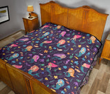 Beautiful Mermaid Fish Jellyfish Algae Other Marine World Premium Quilt