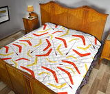 Waterclor Boomerang Australian Aboriginal Ornament Premium Quilt