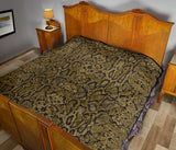 Snake Skin Pattern Premium Quilt
