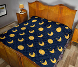 Moon Star Pattern Premium Quilt