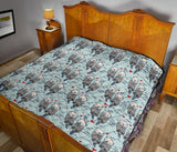 Lovely Sea Otter Pattern Premium Quilt