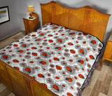 Ladybug Pattern Print Design 05 Premium Quilt