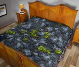 Blueberry Pattern Premium Quilt