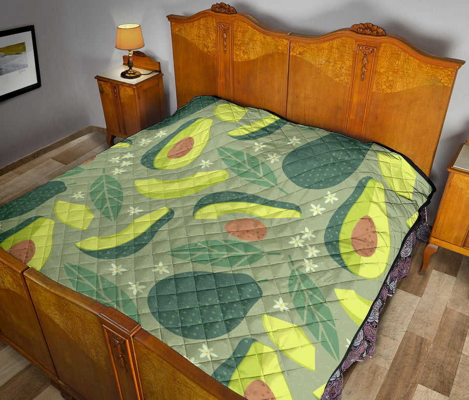 Avocado Pattern Premium Quilt