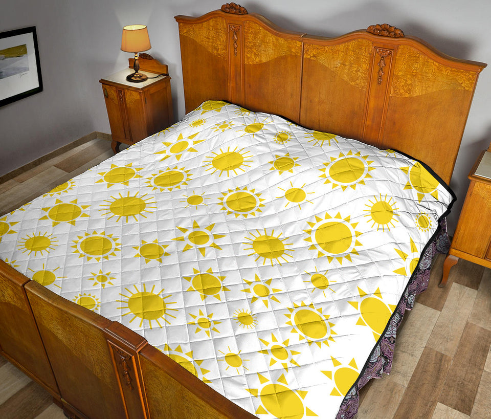 Sun Pattern Premium Quilt