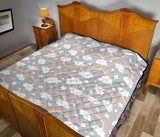 Cute Rainbow Clound Star Pattern Premium Quilt