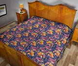 Goldfish Pattern Print Design 05 Premium Quilt
