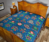 Darts Pattern Print Design 02 Premium Quilt