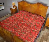 Red Tomato Pattern Premium Quilt