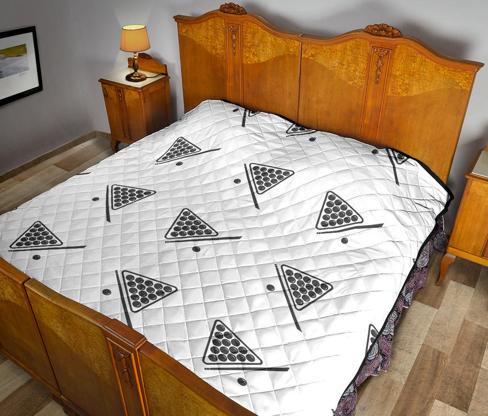Billiard Ball Pattern Print Design 03 Premium Quilt