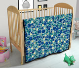 Blueberry Design Pattern Premium Quilt