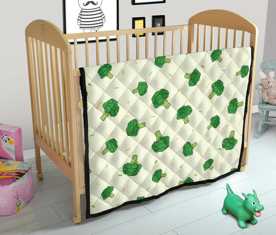 Broccoli Pattern Premium Quilt