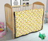Fried Eggs Pattern Print Design 05 Premium Quilt