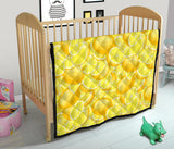 Lemon Pattern Premium Quilt