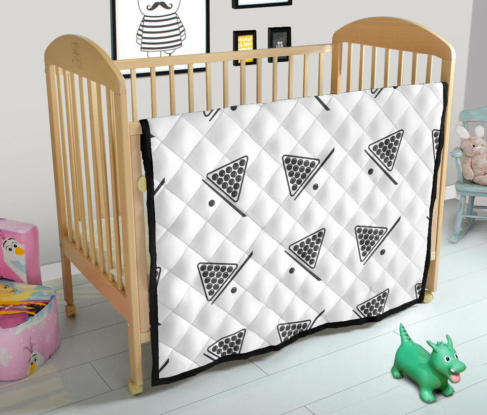 Billiard Ball Pattern Print Design 03 Premium Quilt