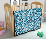 Hibiscus Pattern Print Design 04 Premium Quilt