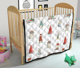 Windmill Design Pattern Premium Quilt