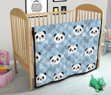 Cute Panda Pattern Premium Quilt