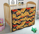 Kangaroo Australian Aboriginal Art Pattern Premium Quilt